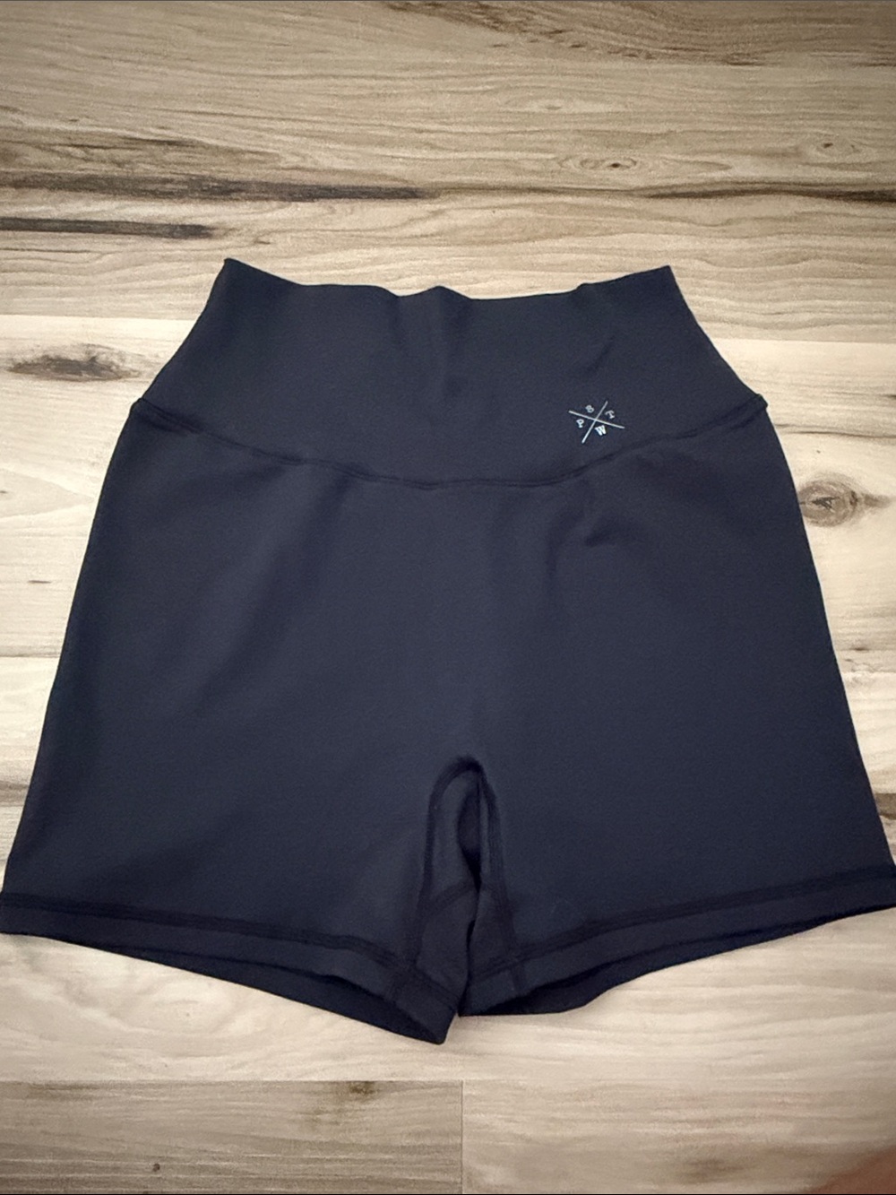 P'tula Black High-Waist Bike Shorts